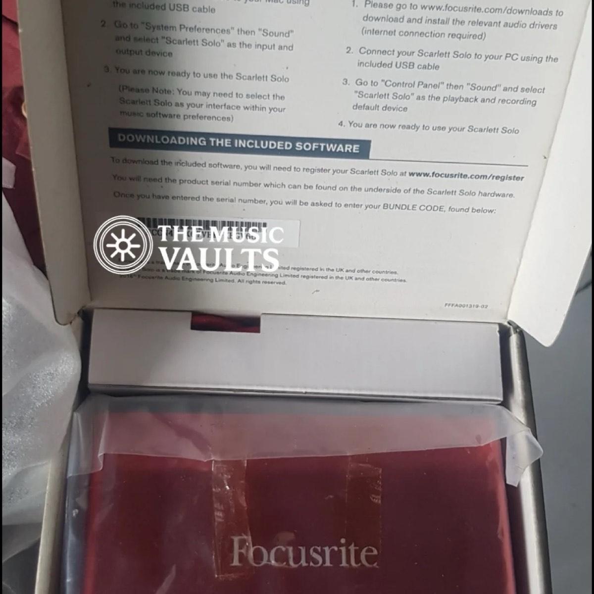 Focusrite Scarlett Solo Gen 2